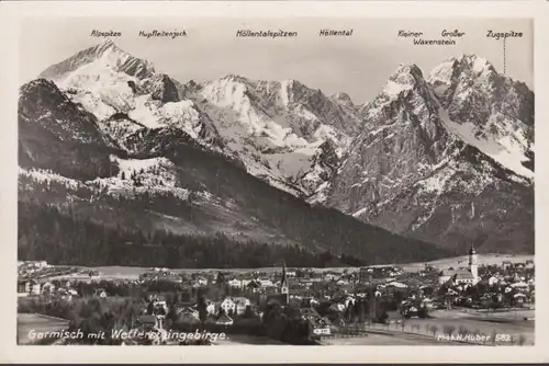 Garmisch mit Wettersteingebirge, ungelaufen