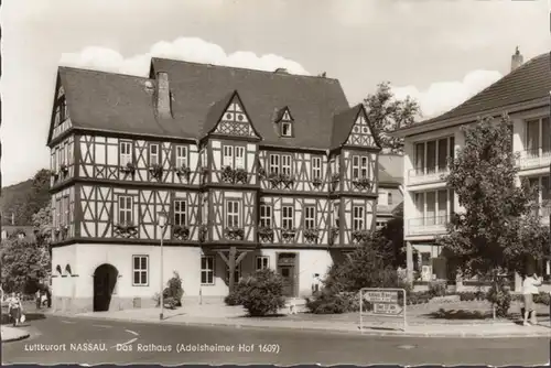 Nassau, Rathaus, Adelsheimer Hof, ungelaufen