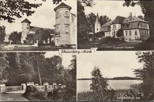 Rheinsberg, Château, Kinderheim, Park, Rheinschberger See, incurable