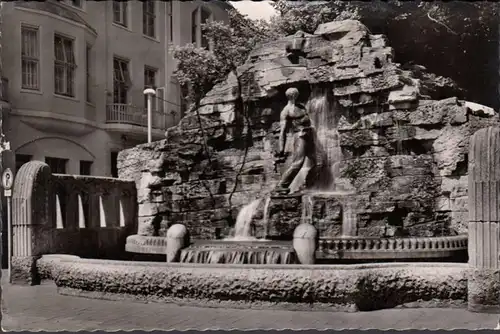 Osnabrück, Bergmannsbrunnen, gelaufen 1959