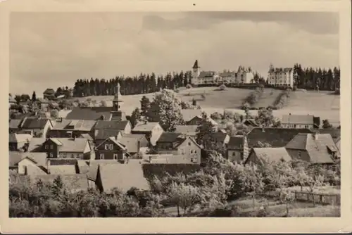 Montagnes des ténèbres, vue de la ville, station thermale aérienne, courue en 1959