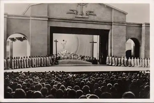 Oberammergau, Passionsspiele, Himmelfahrt, gelaufen 1955