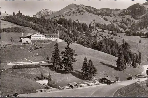 Bayrischzell, Parkplatz Sudelfeld, Blick zum Wendelstein, gelaufen 1958