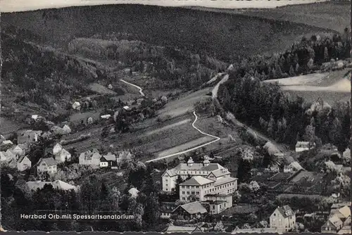 Herzbad Orb mit Spessartsanatorium, gelaufen 1956