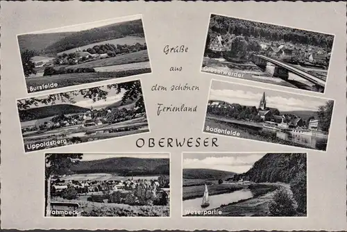 Salutation de la belle terre de vacances Oberweser, inachevée