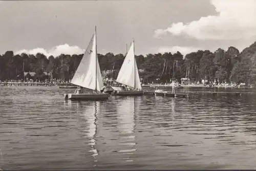 Arendsee, Altmark, Segelboote, ungelaufen