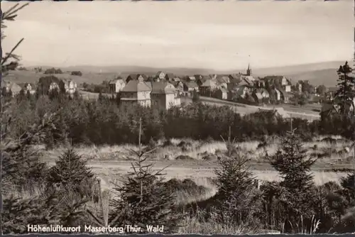 Masserberg, station thermale, vue sur la ville, couru en 1961