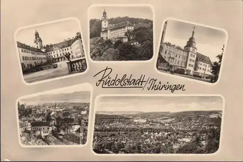 Rudolstadt, Stadtansichten, gelaufen 1964