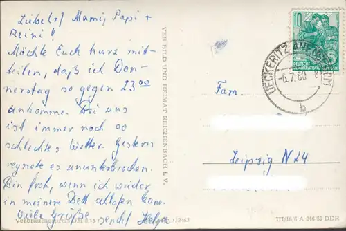 Ostseebad Uckeritz, Postamt, Gaststätte, Hochstrand, Waldweg, gelaufen 1960