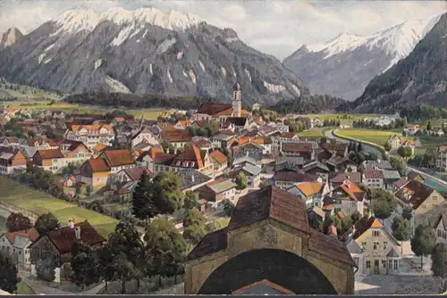 Oberammergau avec le théâtre de la Passion, artiste AK, incurable