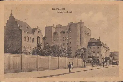 Düsseldorf, Schauspielhaus, ungelaufen- datiert 1919