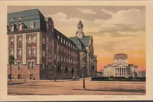 Duisburg, tribunal de district et théâtre, inachevé- date 1923