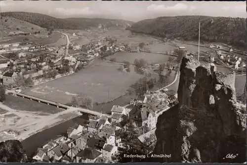 Riedenburg im Altmühltal, Stadtansicht, ungelaufen