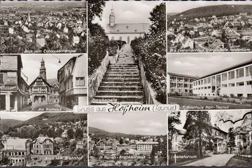 Salutation de Hofheim, hôtel de ville, hôpital, sanatorium, école, non-fuite