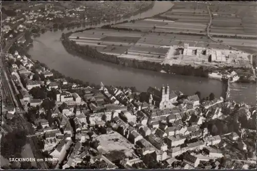 Bad Säckingen, Fliegeraufnahme, gelaufen 1964