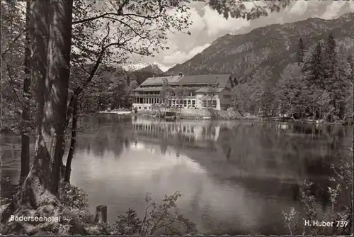 Grainau, Baderseehotel, gelaufen 1956