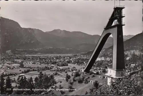 Garmisch, Anlaufturm zur Großen Olympiaschanze, ungelaufen