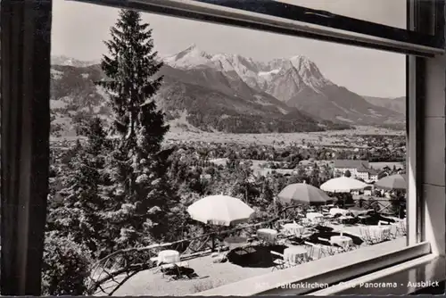 Garmisch, Pension Cafe Panorama, Ausblick, ungelaufen