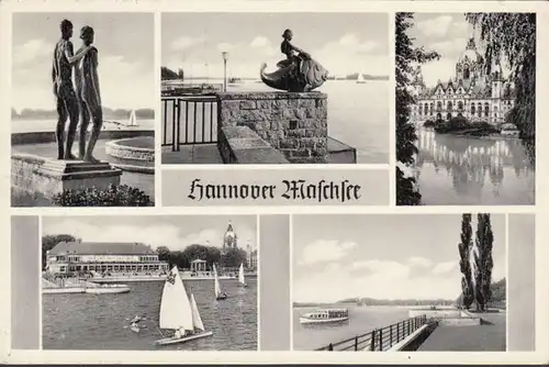 Hannover Maschsee, Mehrbild, gelaufen 1953