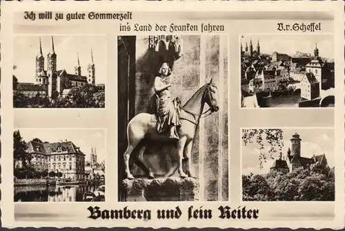 Bamberg et son cavalier, multi-image, couru en 1952