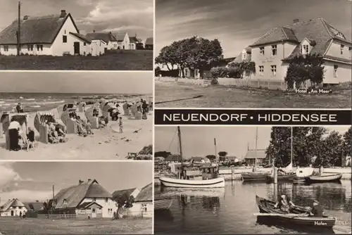 Neuendorf Hiddensee, Multi-image, couru 1970