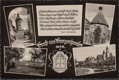 Salutation de Gunzenhausen, Blasturm, Storchennest, Altmühl, couru en 1963