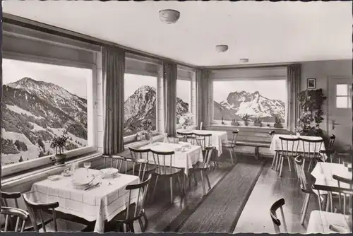 Fischen, Cafe and Pension Maderhalm, gelaufen 1957