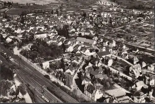 Nidda, Fliegeraufnahme, gelaufen 1971