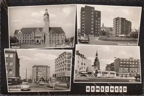 Remscheid, Rathaus, Schwarze Gesellen, Alleestraße, Markt, ungelaufen