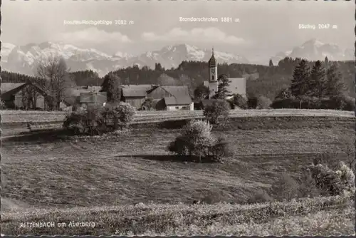 Rettenbach am Auerberg, vue sur la ville, incurvée