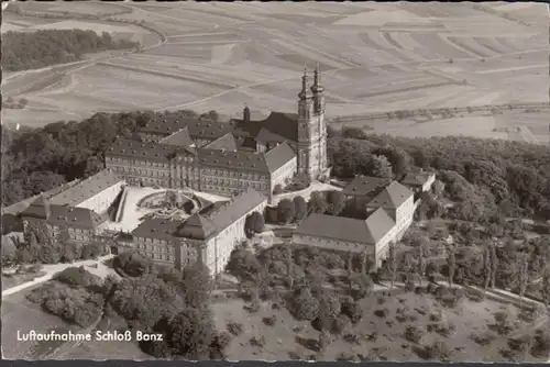 Bad Staffelstein, château de Banz, photo de vol, couru 1962