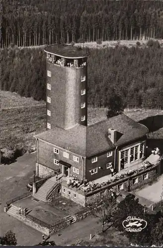 Aussichtsturm Hohe Bracht, gelaufen 1956