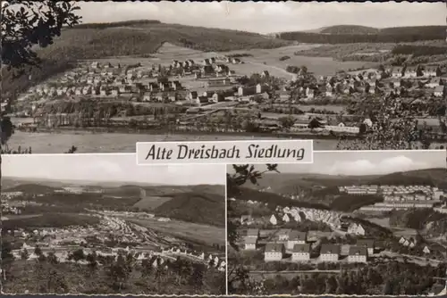 Niederschelden, Alte Dreisach Siedlung, gelaufen 1965