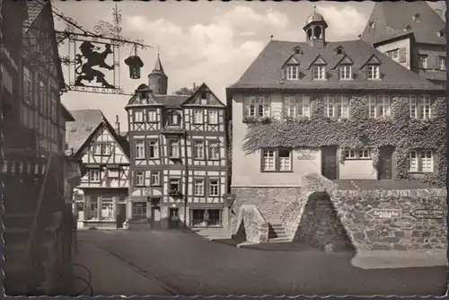 Idstein, Am König Adolf Platz, gelaufen1954