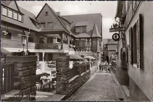 Rüdesheim a.Rhein, Drosselgasse, ungelaufen- datiert 1966