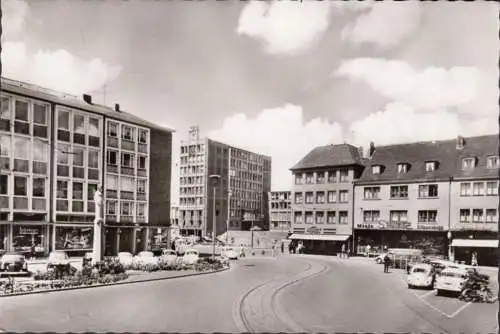 Düren, place du marché, incurvée