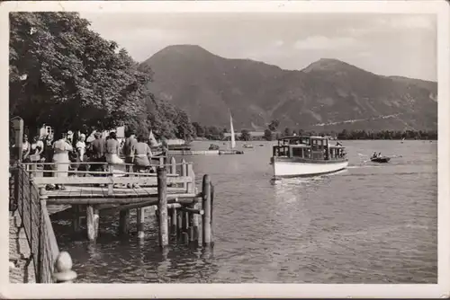Tegernsee mit Landeplatz, ungelaufen- datiert 1951