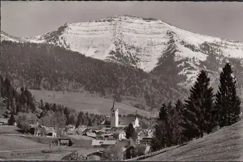 Oberstaufen mit Hochgrat, gelaufen 1961