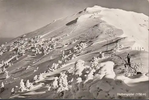 Immenstadt im Allgäu, Stuibengipfel im Winter, gelaufen 1963