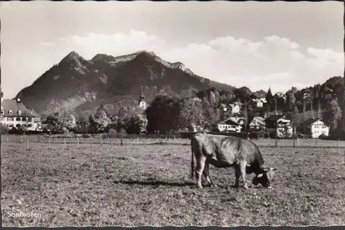 Sonthofen, Stadtansicht, gelaufen 1957