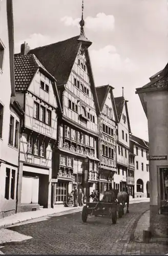 Bad Münstereifel, Orchheimerstraße mit Windeckhaus, gelaufen 1962