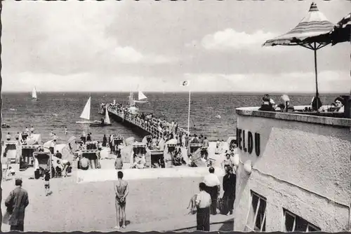 Balte baltique, bal balade balnéaire Timmendorfer plage, courue en 1958