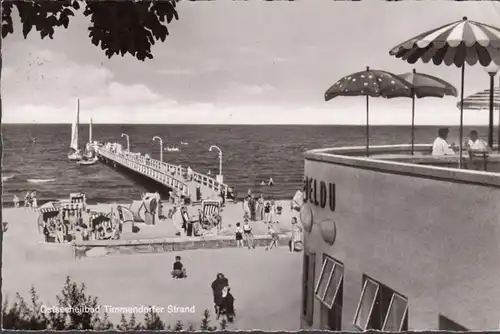 Ostseebad, Ostseeheilbad Timmendorfer Strand, gelaufen 1956