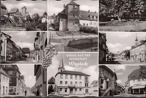 Salutation de la ville viticole de Wiesloch, multi-image, incurvée