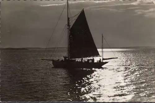 Jever, Mer du Nord, ambiance nocturne, couru en 1964