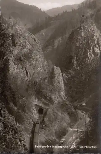 Beim großen Hirschsprung- Tunnel, Eisenbahn, ungelaufen