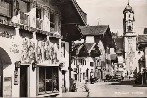 Mittenwald, Obermarkt, Bogner Weinstuben, ungelaufen