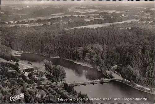 Talsperre Diepental, Fliegeraufnahme, ungelaufen