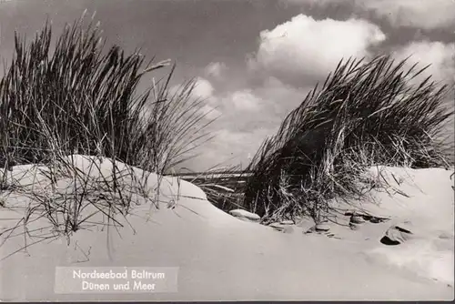 Nordseebad Baltrum, Dünen und Meer, gelaufen 1962