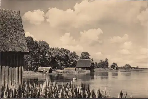 Krakow am See, Bootshäuser, gelaufen 1961